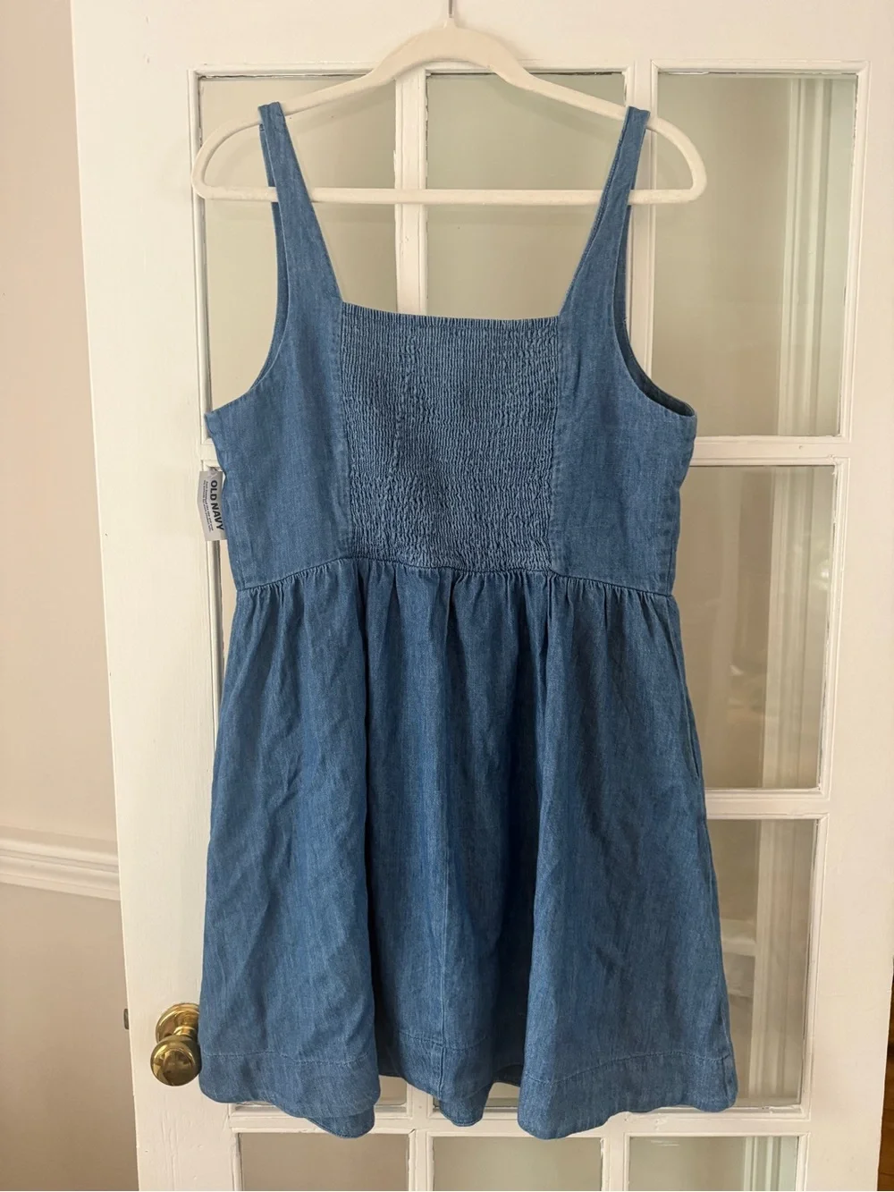 NWT Old Navy Denim Sundress in Medium Blue - Picture 5 of 6